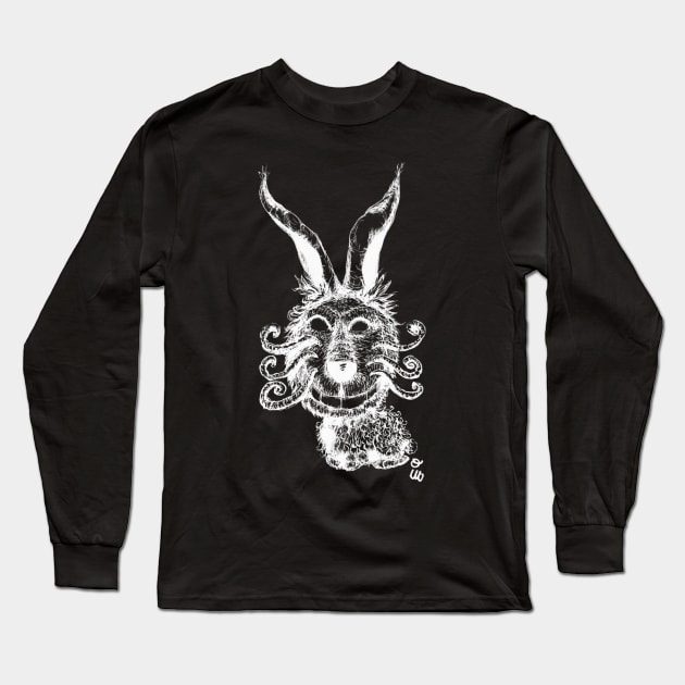 Crazy Bunny Long Sleeve T-Shirt by IVNK